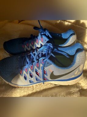 Nike Air Zoom Structure 19 Blue Gray Running Shoes Women’s Size 9.5